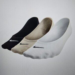 3 Pair Women's Nike No Show/ Liner Dri-Fit Socks Multi 3 Pack